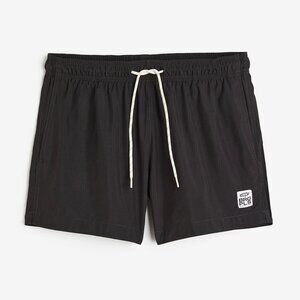 H&M Men's Boring Pals Swim Trunks Bathing Suit Summer Beach Vacation Black XL